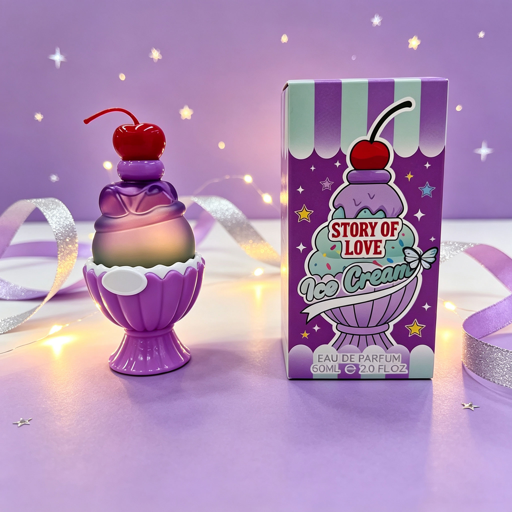 Cute Ice Cream Shaped Eau De P - Perfume Fragrance For Women 评论和价格