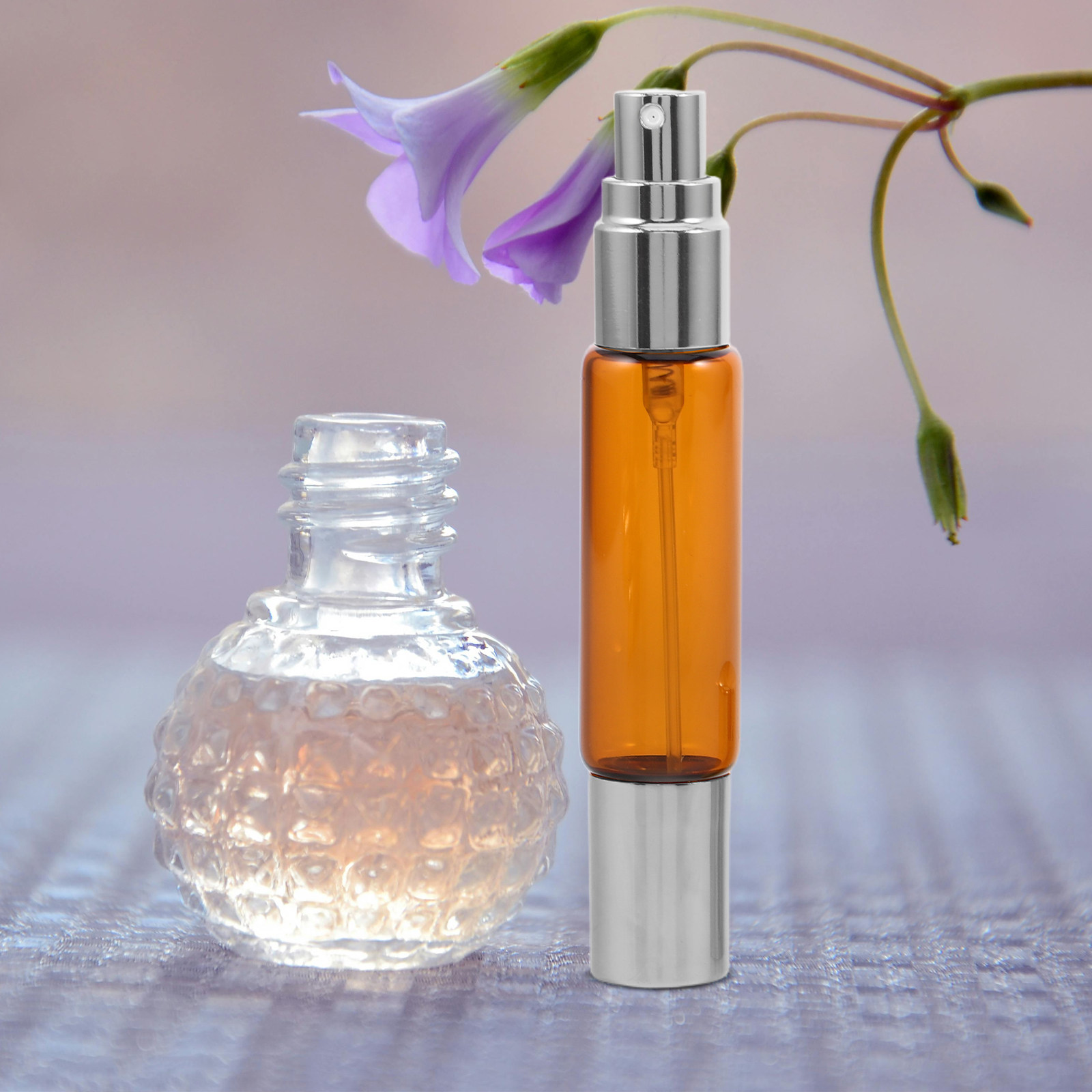 8Pcs Amber Glass Essential Oil - Perfume Travel Set 评论和价格