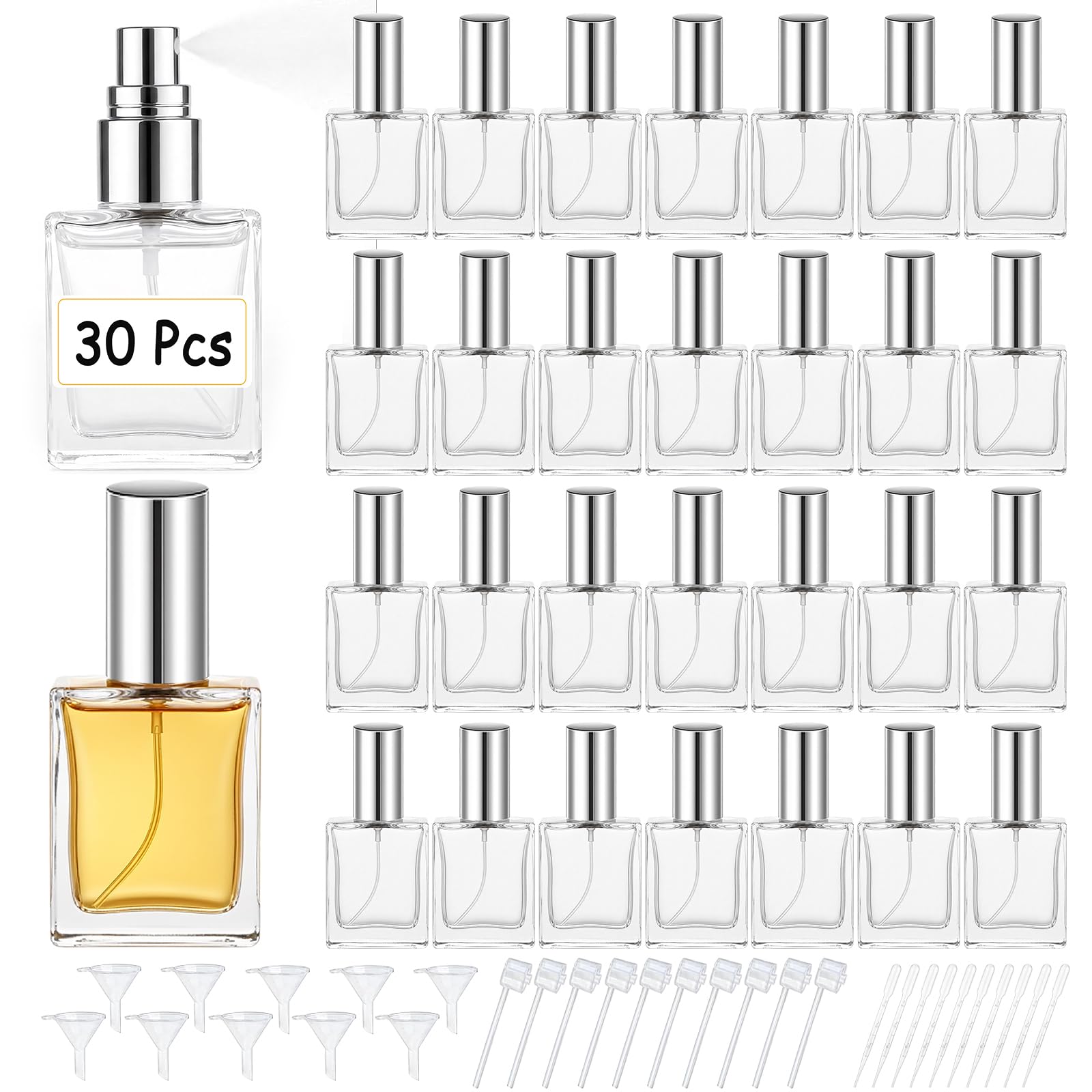 High quality 30 15ml clear gla - Perfume Travel Set 评论和价格
