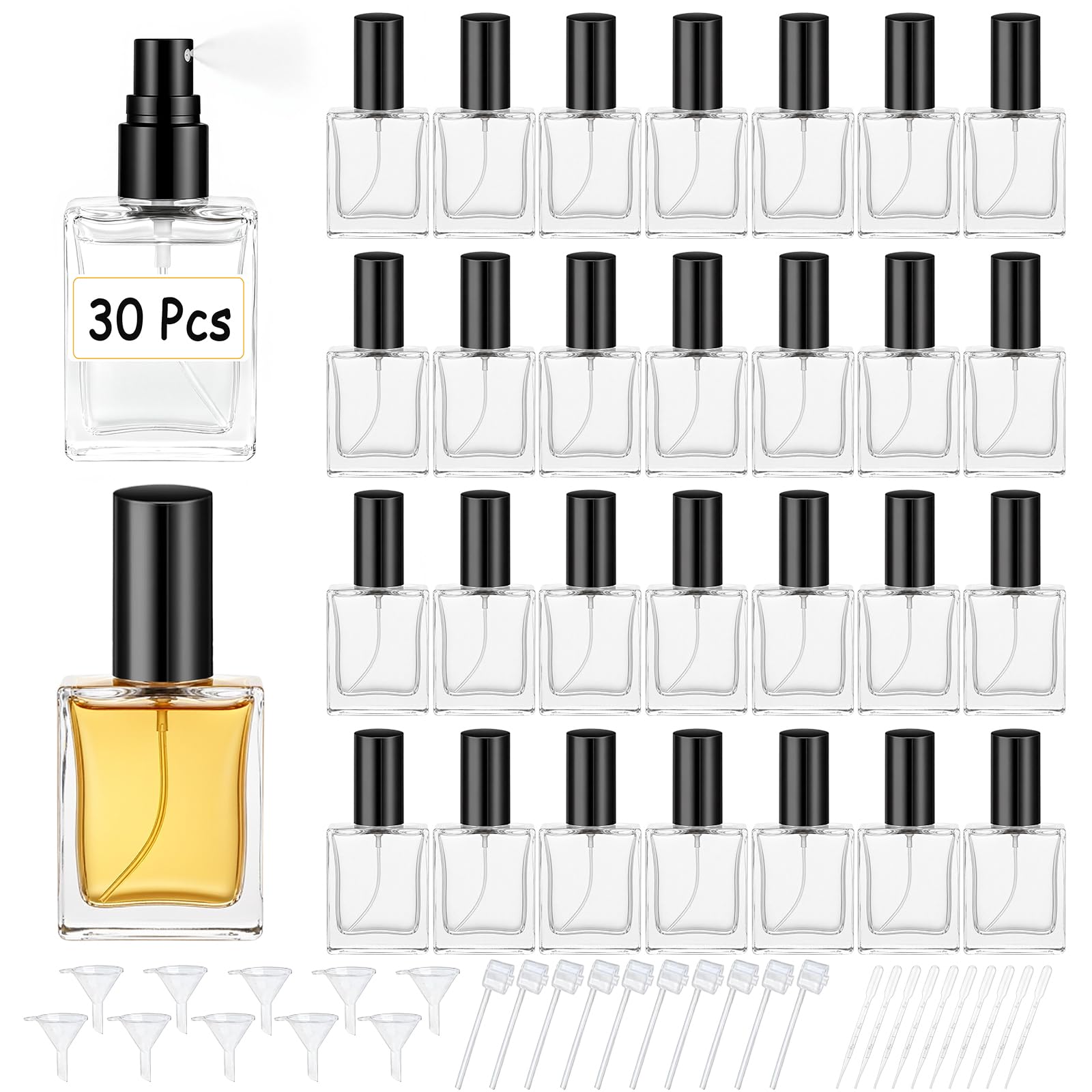 High quality 30 15ml clear gla - Perfume Travel Set 评论和价格