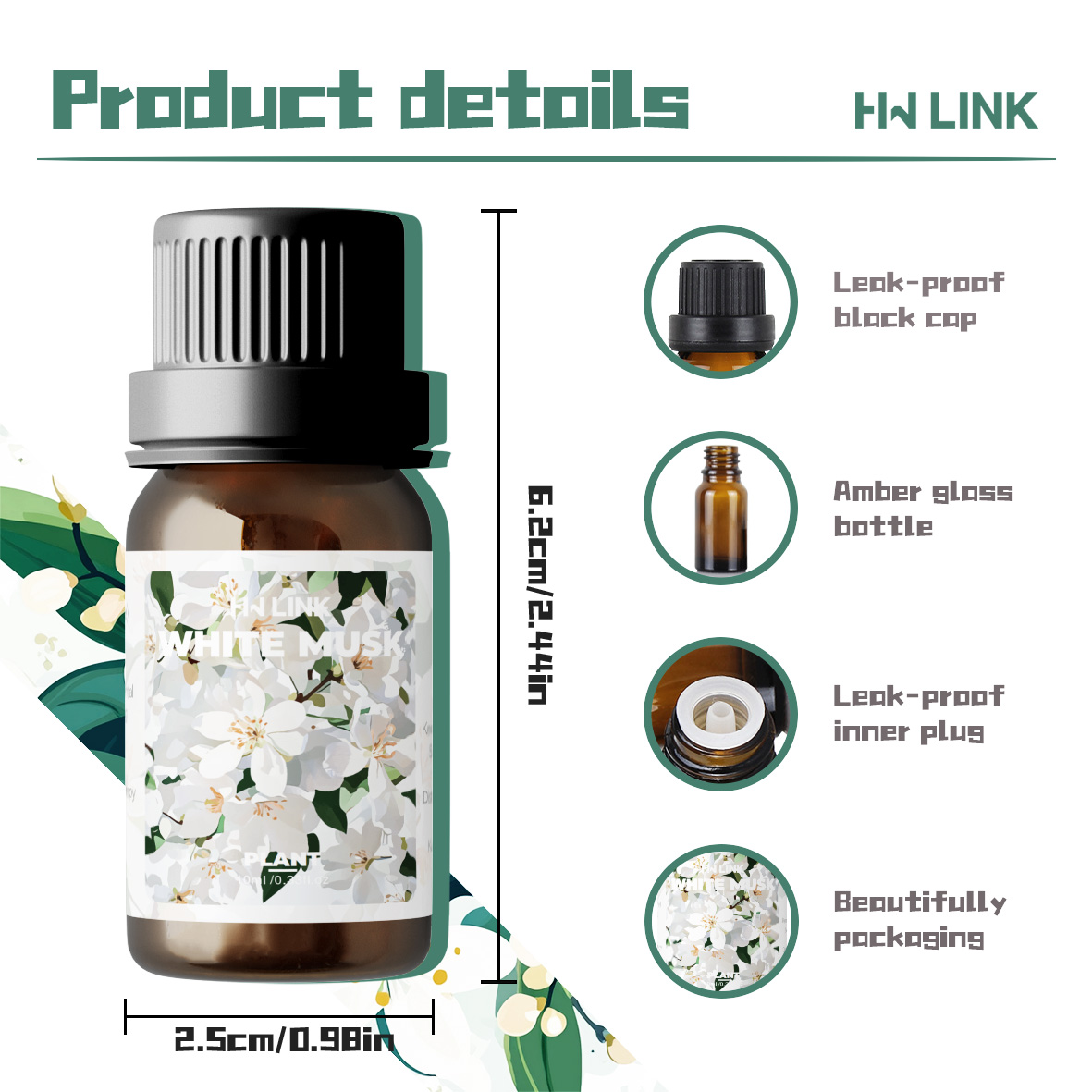 10ml White Musk Fragrance Oils - Perfume Fragrance Diffuser 评论和价格