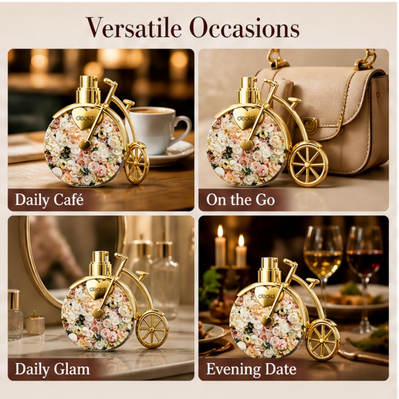 Floral bicycle design lady per - Perfume Floral Fragrance 评论和价格