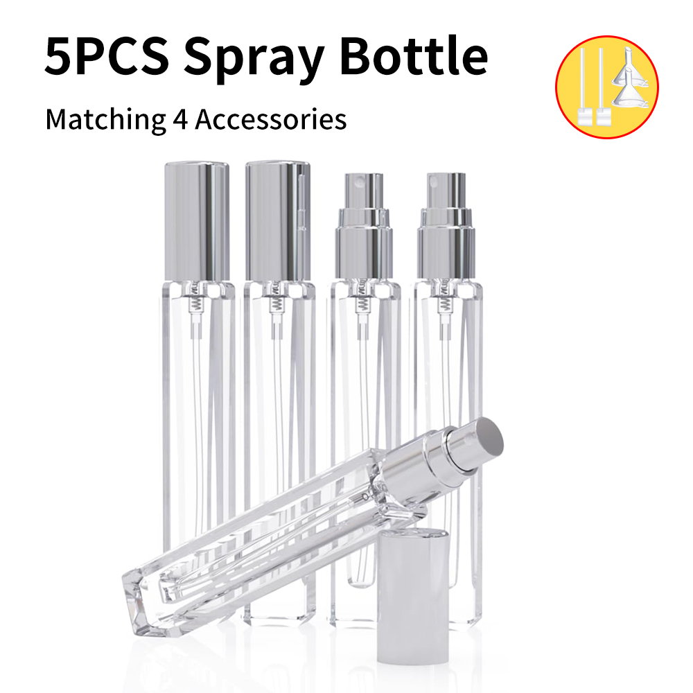 5-Piece Cologne Atomizer Empty - Perfume Travel Set 评论和价格