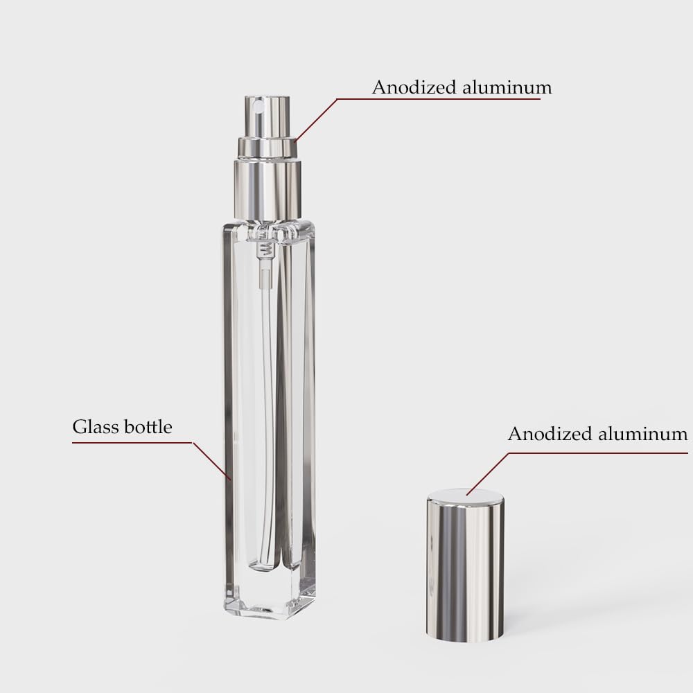 5-Piece Cologne Atomizer Empty - Perfume Travel Set 评论和价格