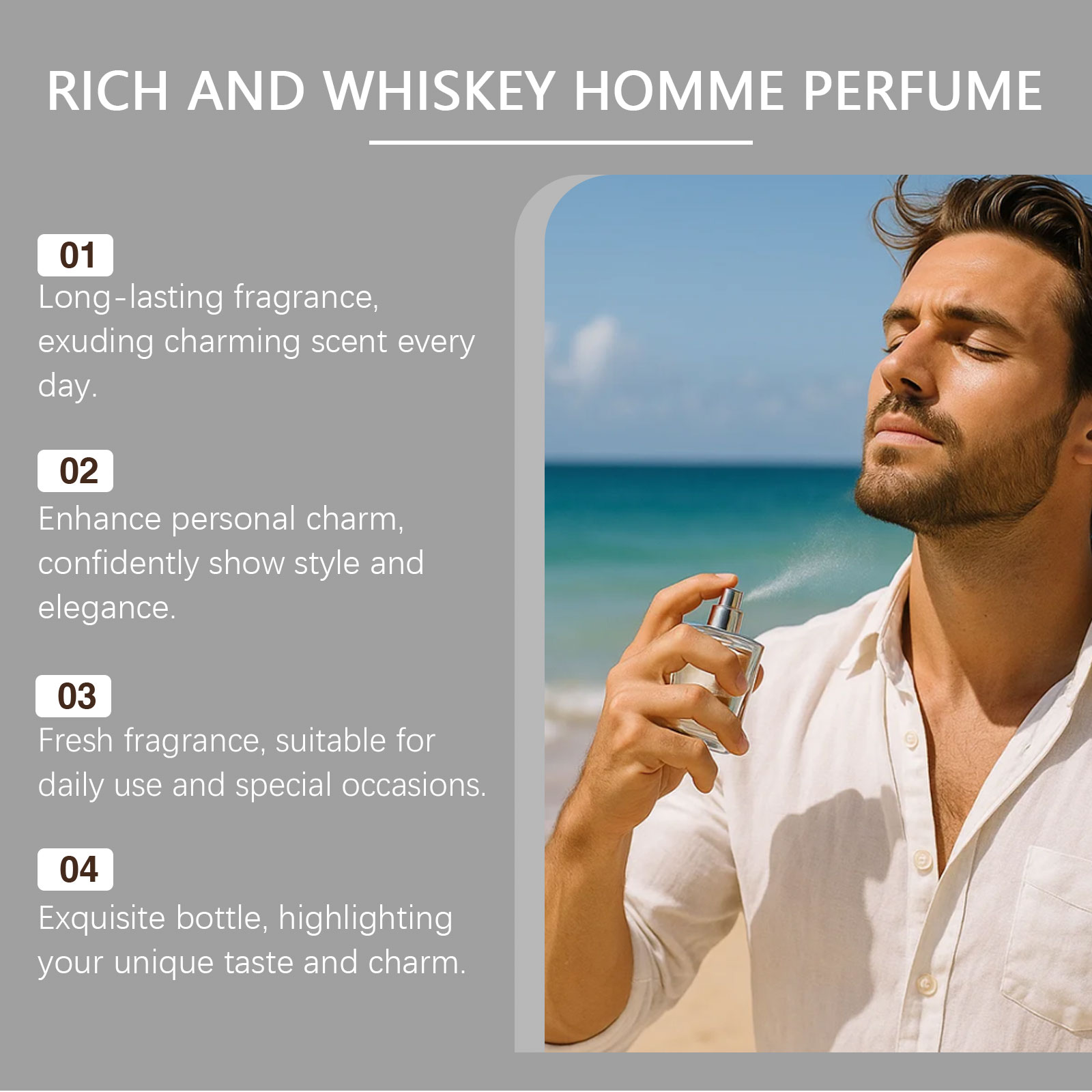 Warm Vanilla Men Cologne,Natur - Perfume Fragrance Concentration 评论和价格