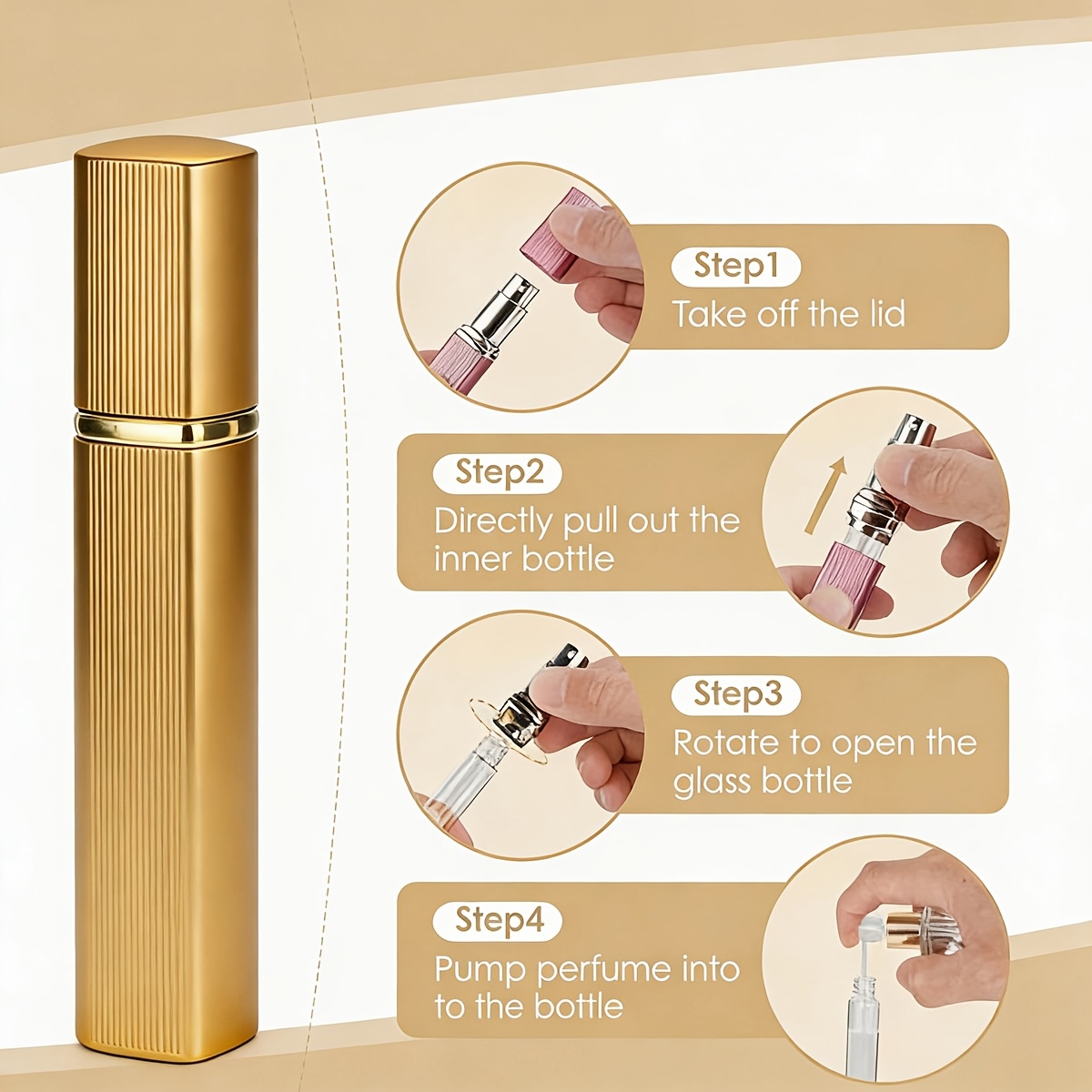 2-Piece Set, 12ml Refillable P - Perfume Fragrance Ingredients 评论和价格