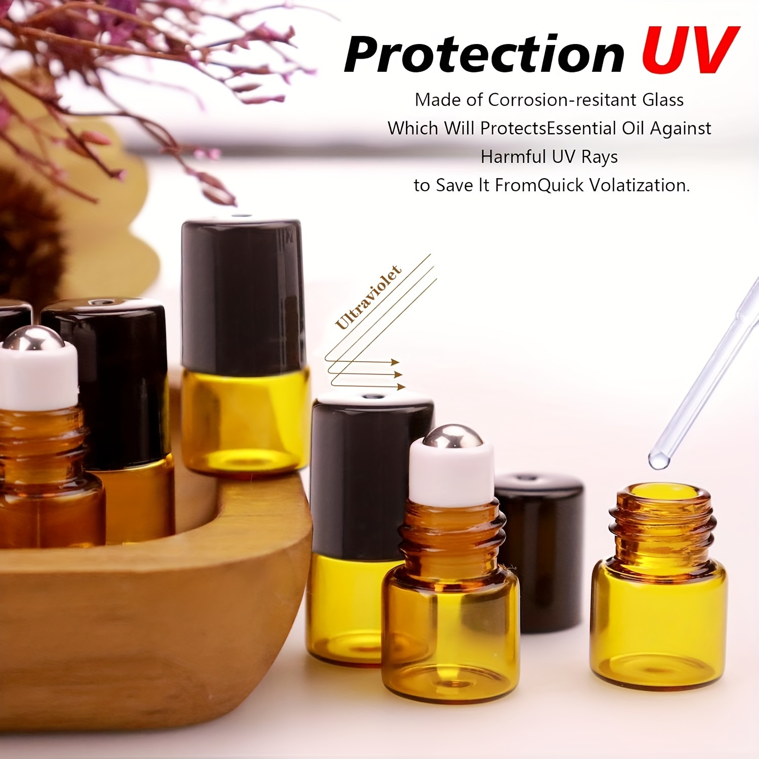 60-Piece Set, 2/3/5/10ml Amber - Perfume Fragrance Ingredients 评论和价格